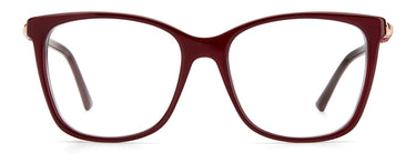 Designer Women Jimmy Choo Eyeglasses: JC294/G - Burgandy- SpecSMART Eye Clinic (Front View)